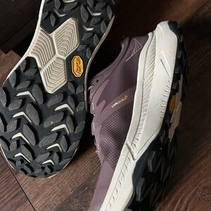 Hoka purple and white